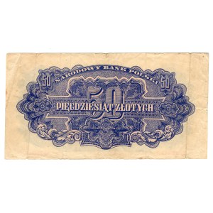 50 złotych, 1944, As series 220445, As - ..., no overprint