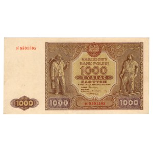 1,000 zloty, 1946, Series H 8591505
