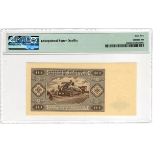 10 zlotych, 1948, AW series 1213688 - PMG 65 EPQ