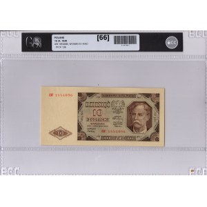 10 zlotych, 1948, AW series 1854096 - GCN 66