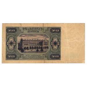 20 zlotych, 1948, series AT 0447137 – Omega, according to M. Biskup’s catalog