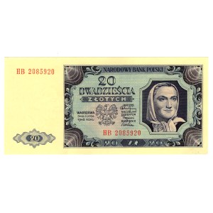 20 zlotych, 1948, HB series 2085920