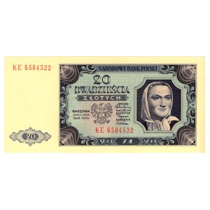 20 zlotych, 1948, KE series 6584522