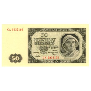 50 Złotych 1948, seria CA 0935106