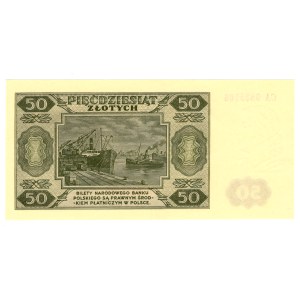 50 Złotych 1948, seria CA 0935106
