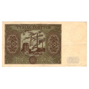 1,000 zloty, 1947, Series E 4643431