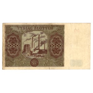 1,000 zloty, 1947, Series B, 1448854