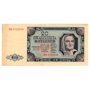 20 zlotych, 1948, BH series 1722940