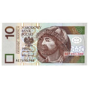 10 zlotych, 1994, series AE 7995348