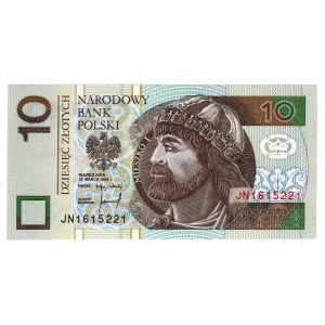 10 zlotych, 1994, series JN 1615221