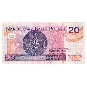 20 zlotych, 1994, series AU 3640968