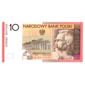 10 Złotych 2008, seria ON 0061044