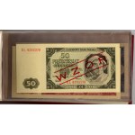 Designs of Polish Banknotes from the 1948 and 1965 Issues - Original Complete Set