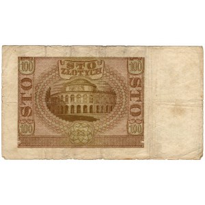 100 Złotych 1940, seria C 1527710 - rzadka seria