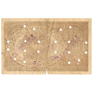 1,000 Polish marks, 1919, Series III, D No. 735212 – Period forgery