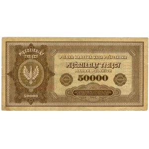 50,000 Polish marks, 1922, Series I, 0827218