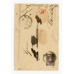 KINGDOM OF POLAND, 1860, 1 fi. ad, ON AN ENVELOPE