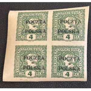 PMW, WYDANIE KRAKOWSKIE, 1919 ROK, Fi. 51 ** CZWÓRKA