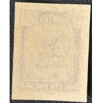 LA POLONIE POPULAIRE, MONUMENTS DE CRACOVIE, 1945, Fi. 363 PAPIER RÉCUPÉRÉ – ESSAI