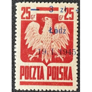 PEOPLE'S POLAND, LIBERATION, 1945, Sheet 351 ** DEFECT