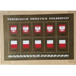 People's Republic of Poland, FISCHER ALBUM VOL. VII (1966–1967), WITH STAMPS IN ** CONDITION