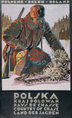 Stefan NORBLIN (1892-1952), Polska - Kraj Polowań, oryginał 1925, egzemplarz oferowany k. XX w.