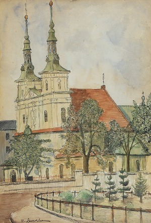 Konstanty LASZCZKA (1865-1956), Kościół św. Floriana na Kleparzu w Krakowie