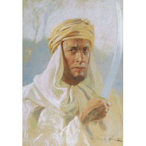 Feliks Michał WYGRZYWALSKI (1875-1944), Obrońca islamu - Autoportret, 1931