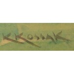 Karol KOSSAK (1896-1975), Konie na pastwisku