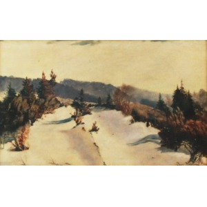 Georg WICHMANN (1876-1944), Winter Landscape