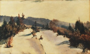 Georg WICHMANN (1876-1944), Pejzaż zimowy
