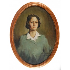 Mieczysław ORACKI- SERWIN (1912-1977), Portret młodej kobiety