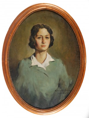 Mieczysław ORACKI- SERWIN (1912-1977), Portret młodej kobiety
