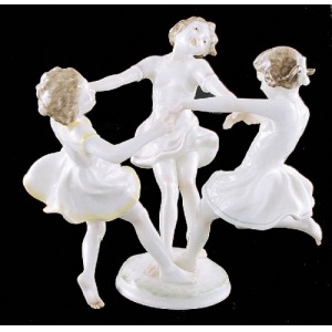 Trzy tańczące dziewczynki - Maientanz (Taniec majowy)