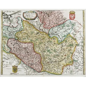 Matthaus MERIAN (1593-1650), Mapa Polski i Śląska