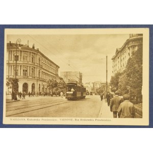Warszawa - Krakowskie Przedmieście. Tramwaj.
