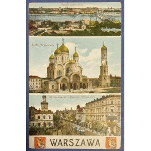 Warsaw - 3 Views (Praga, the Cathedral, Marszałkowska). A.J.O.