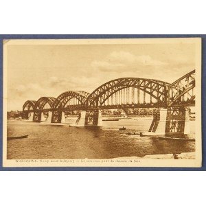 Warszawa - Nowy most kolejowy - Le nouveau pont de chemin de fere.