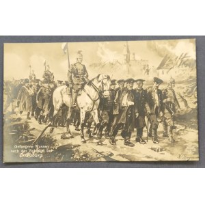 [Szczytno] Ortelsburg. Russian prisoners of war captured by the Prussians in 1914. Photograph.