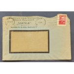 Envelope - “Siatka” Ltd., Manufacturer of Wire Mesh and Metal Fabrics, Warsaw, 1949.