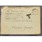 Envelope. Stamp: We demand a ban on nuclear weapons (…) 1950.