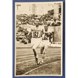 [Sport] Olympische Spiele 1936 in Berlin – Ziel des 5000-Meter-Laufs. Foto: Stempka.