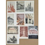 Leon Wyczółkowski - Kraków lithographs, collection of postcards. 1967