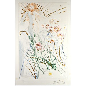 Salvador Dalí (1904-1989), „Oblubieniec wśród lilii” (Le bien-aimé se nourrit parmi les lys / Beloved Feeds Among the Lilies), 1971 r.