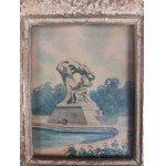 Dariusz Wąsowicz (1910–1970). Watercolor. The Fryderyk Chopin Monument in Warsaw.