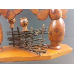 Décoration en bois – figurine. Art populaire.