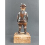 Wooden sculpture. Dated July 16, 1938.