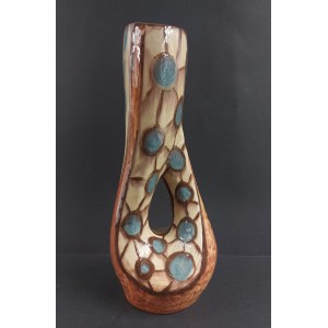 Ceramic vase in the Picasso style, marked JCz, Poland, 1960s/1970s?