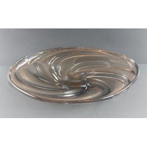 A huge Andromeda (?) glass platter/bowl. Jaroslav Beranek. Skrdlovice