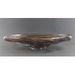 A huge Andromeda (?) glass platter/bowl. Jaroslav Beranek. Skrdlovice